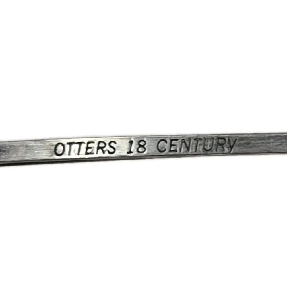 Vintage Antique Otters 18 Century Spectacles Glasses Metal Frame w/ Case PB5